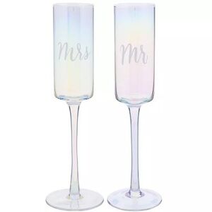 Iridescent Mr. & Mrs. Flutes